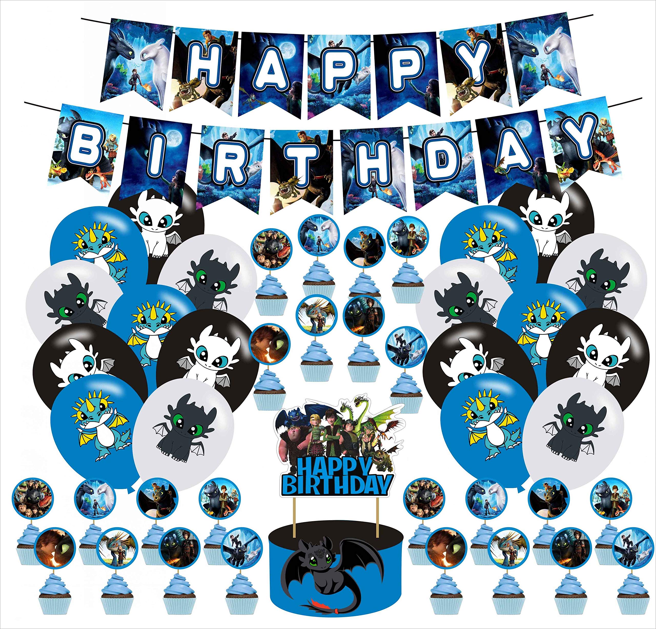 Buy How To Train Your Dragon Birthday Party Supplies,How to Train Your ...
