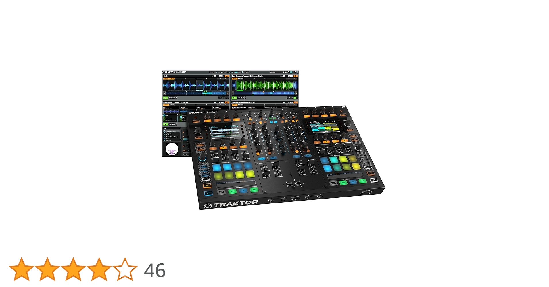 TRAKTOR KONTROL S8 4デッキ DJコントローラー Amazon | Native Instruments 4デッキ DJコントローラー TRAKTOR