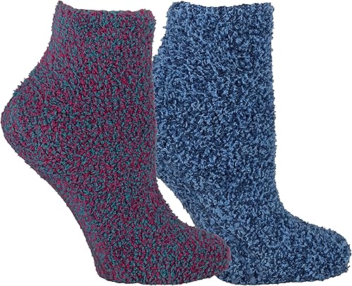 Dr. Scholl's - Calcetines de spa mullidos para mujer, acogedores, de corte bajo, con infusión de lavanda y vitamina E, 2 y 3 pares