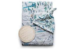 Miaoberry Adventure Awaits Adventure Baby Blanket Set