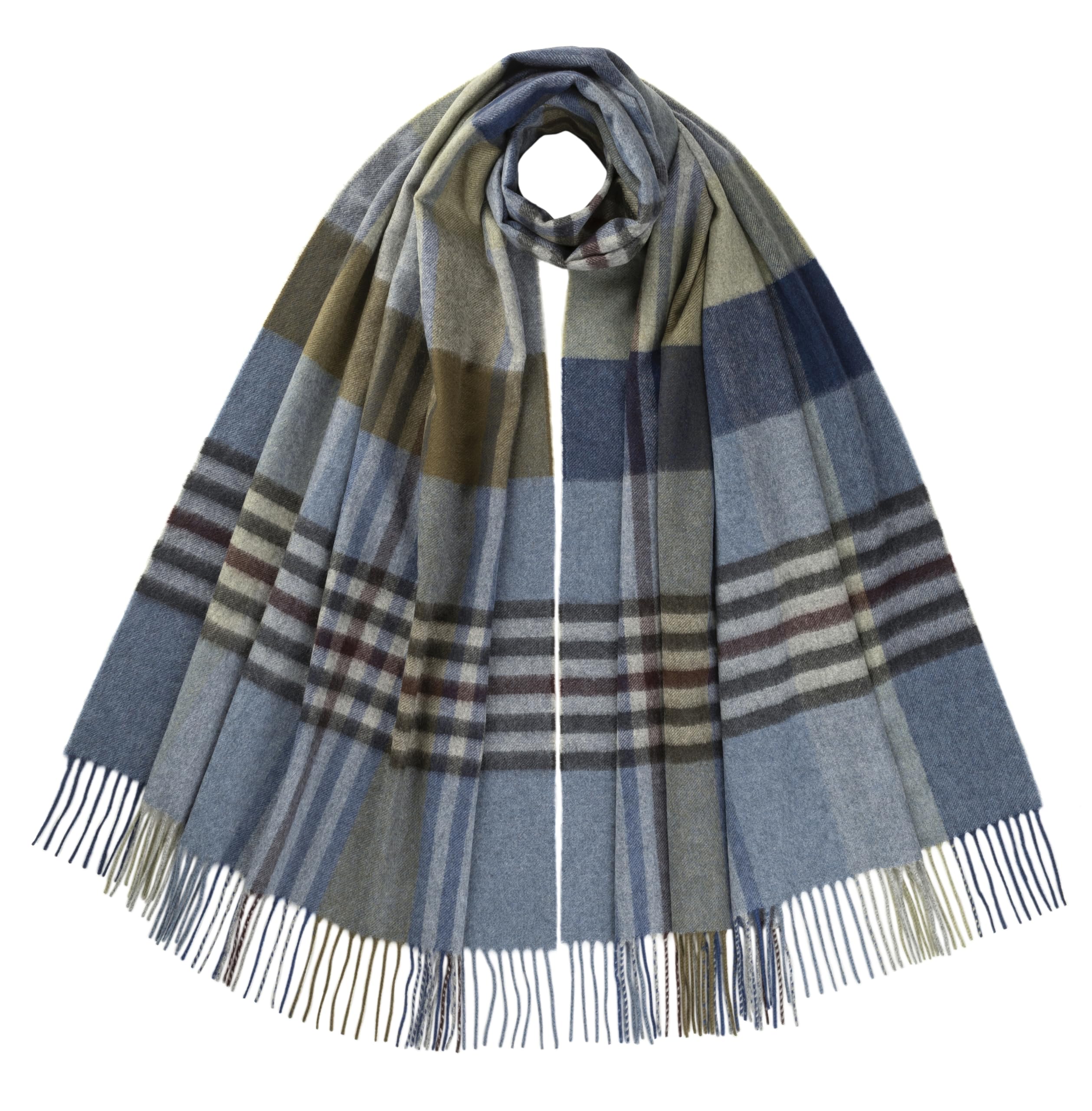 Amazon | 【公式】[JOHNSTONS(ジョンストンズ)]カシミアストール WA56