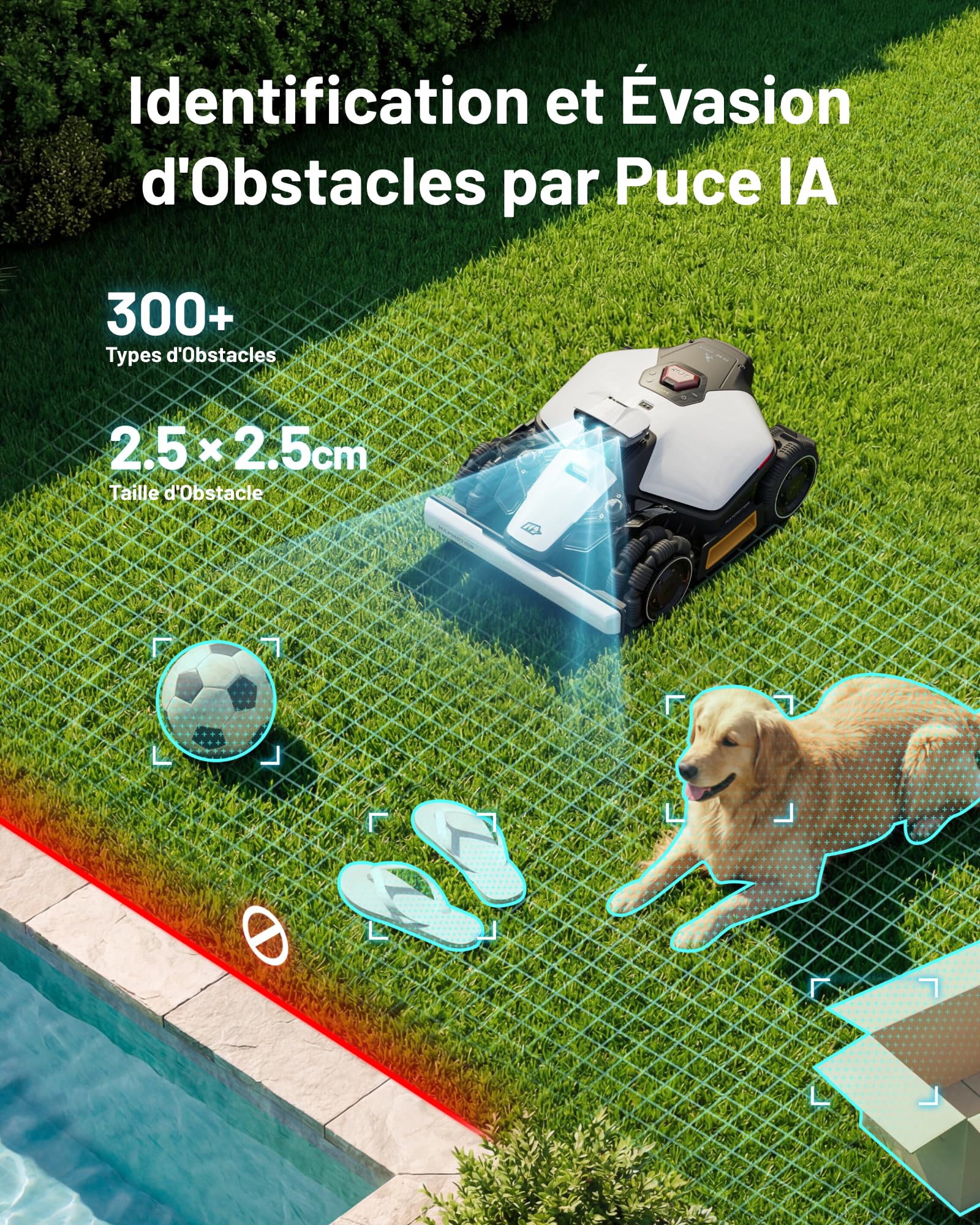 MAMMOTION LUBA Mini 2 AWD 1000 Robot Tondeuse