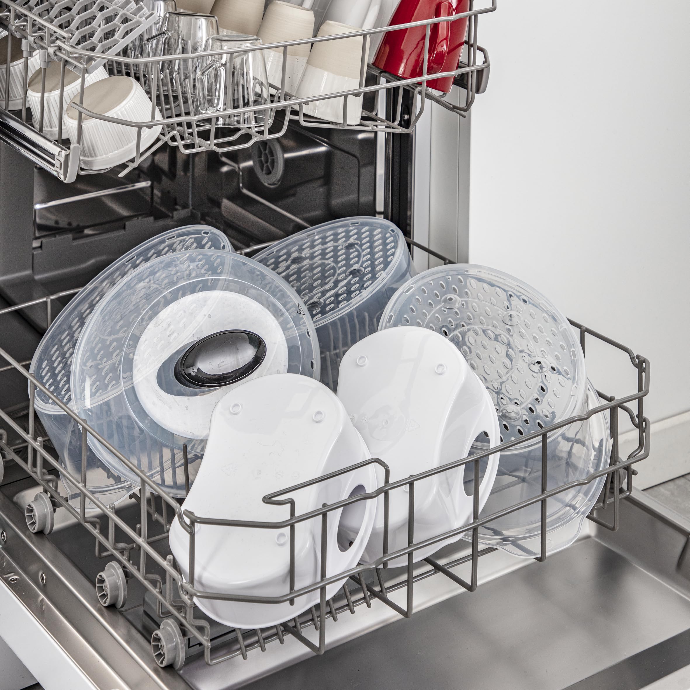 Seb Ultracompact Cuiseur vapeur, Cuisson saine, 9 L, 800 W, 3 bols empilables, Bac à riz et céréales, Minuteur 60 min, Arrêt automatique, Niveau d'eau visible, Facile à ranger VC204800