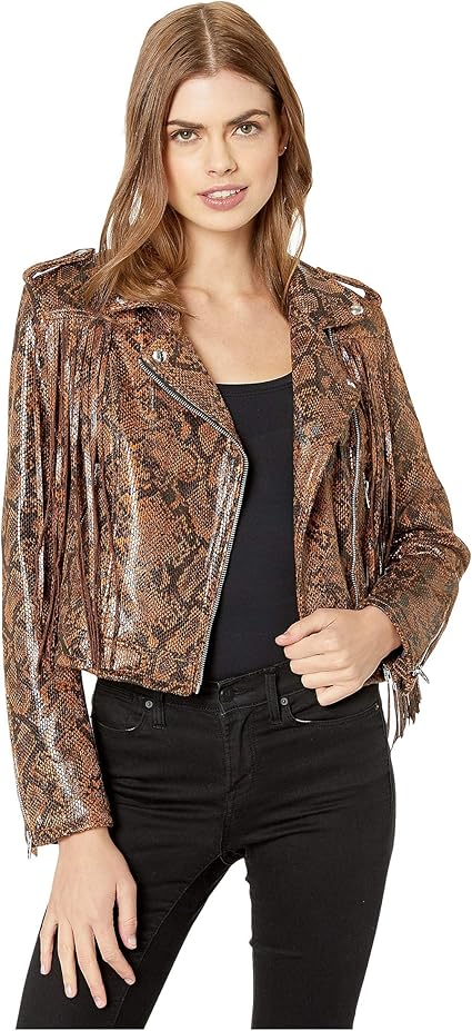 blanknyc snakeskin jacket