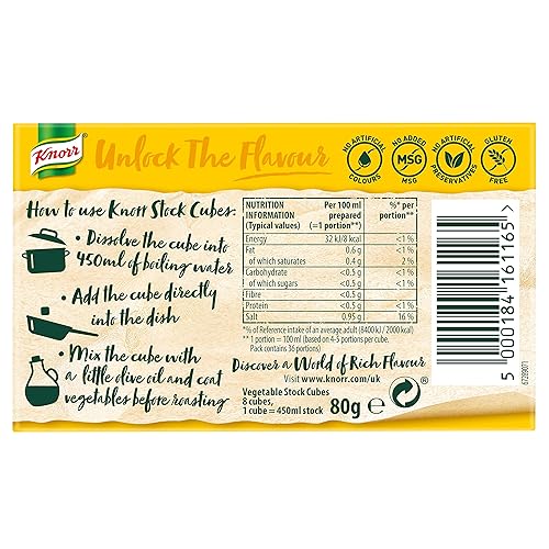 Miniatura 2 de Knorr Cubitos de caldo de verduras, 2.82 oz (paquete de 1)