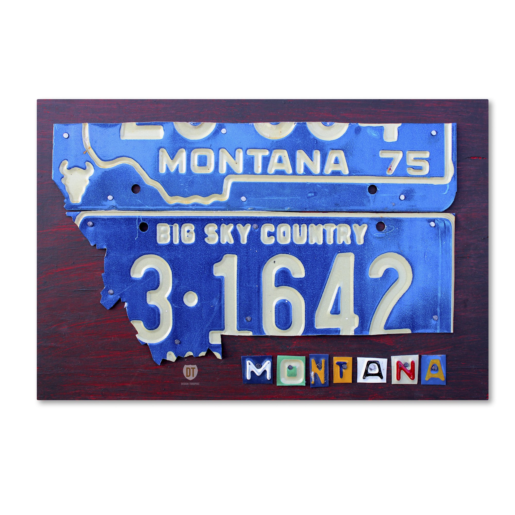 Montana by Design Turnpike, 22x32-Inch Canvas Wall Art
