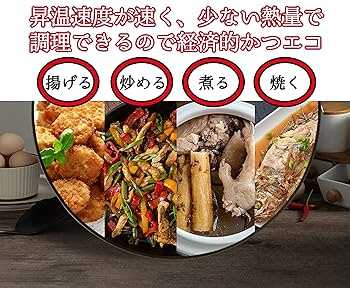 Amazon.co.jp: 日本製 純チタン 木柄炒め鍋36cm 超軽い ガス火