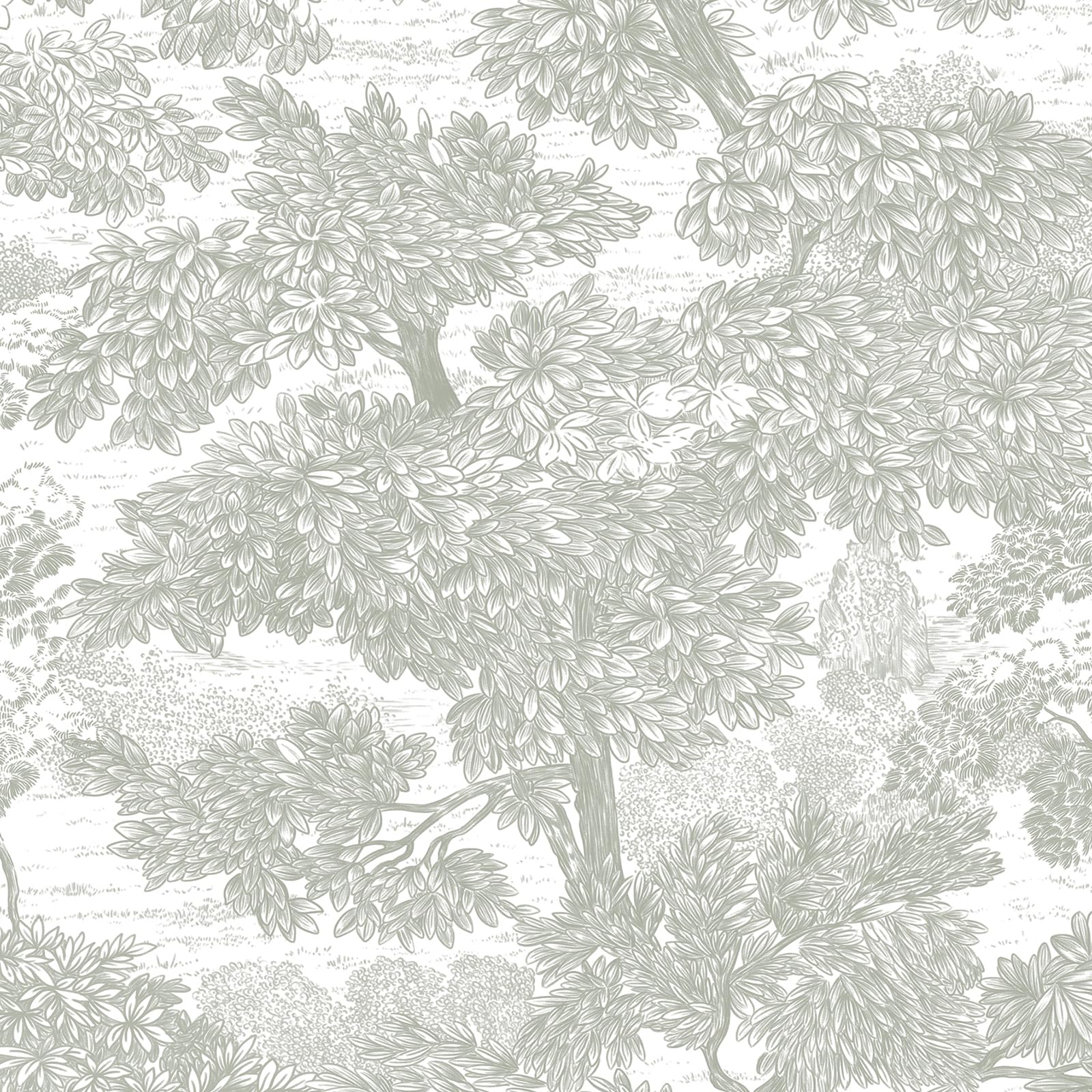 Papel tapiz de árbol gris para renovar paredes sin dañar pintura