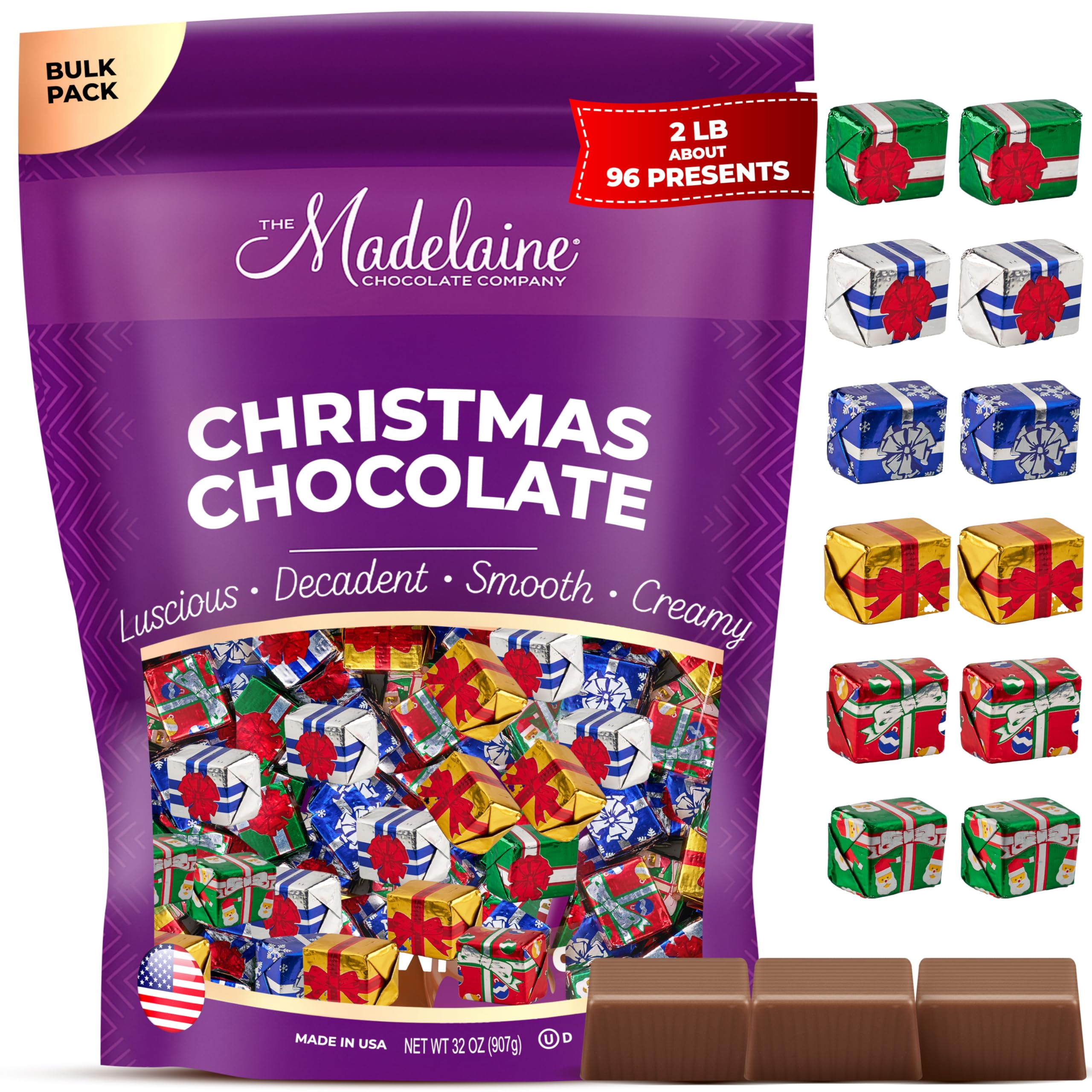 Amazon.com: Madelaine 2 LB Milk Chocolate Christmas Presents