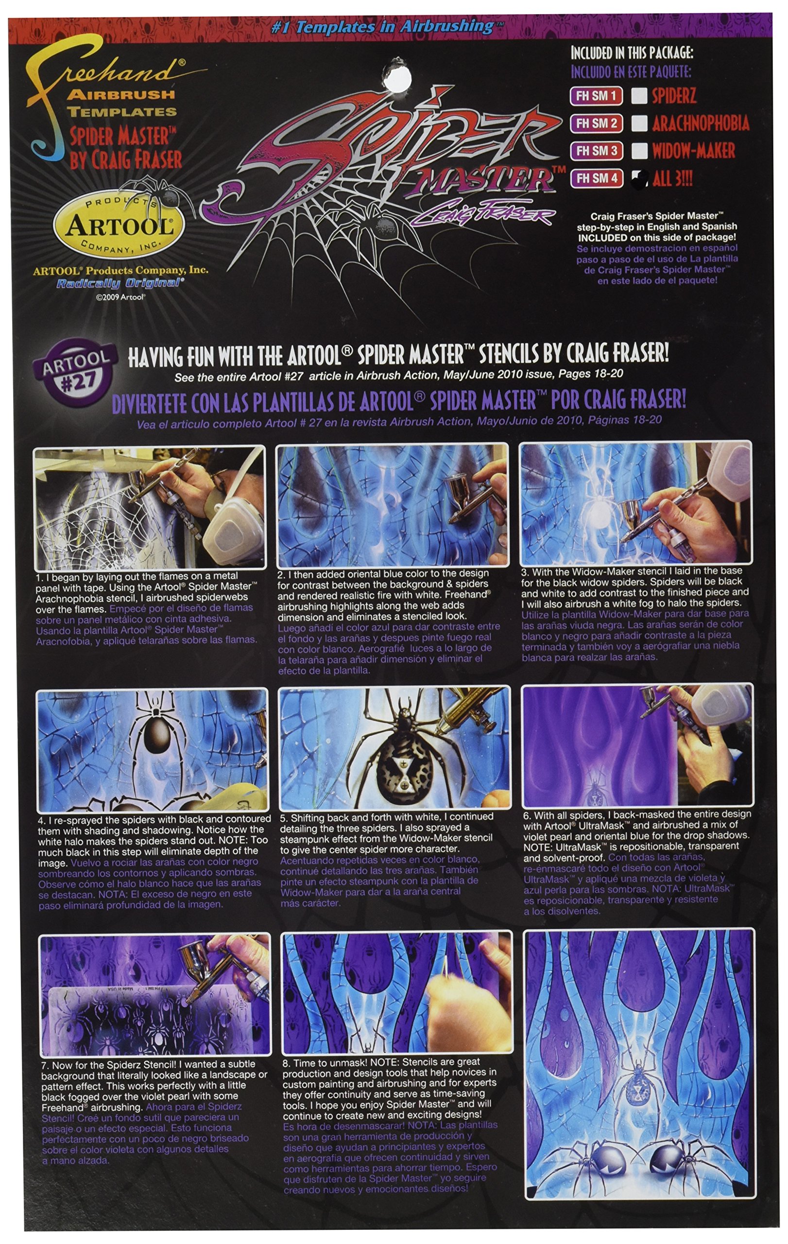 Artool Template Fhsm4 Spider Master Set