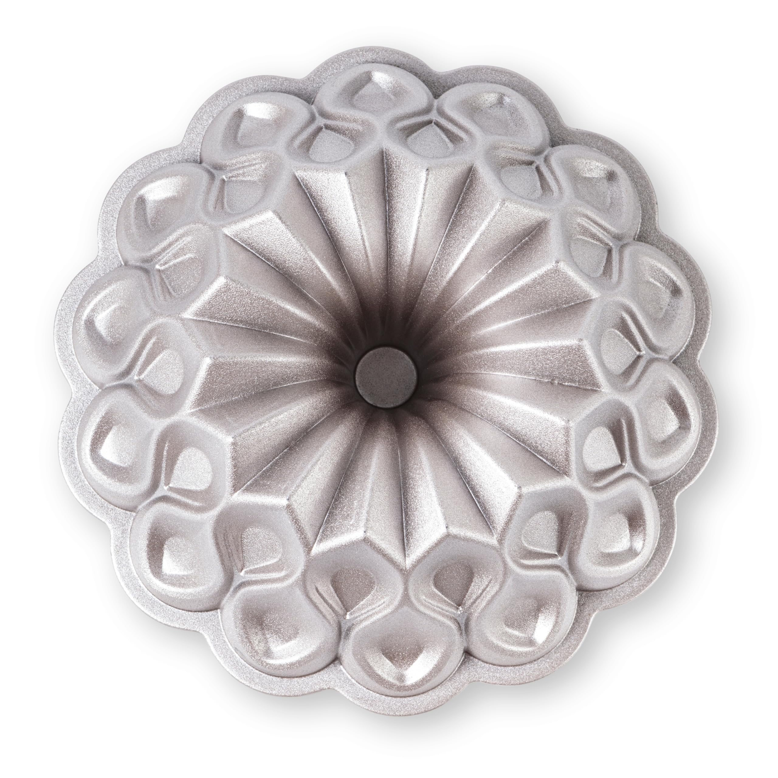 Erreke Forma do Babki do Piekarnika, Podwójna Powłoka Nieprzywierająca, Wytrzymałe Odlewane Aluminium, Savarin Równomierne Pieczenie, Wypieki, Kolor Różowe Złoto, 24 cm, 2,5 litra, Blaze