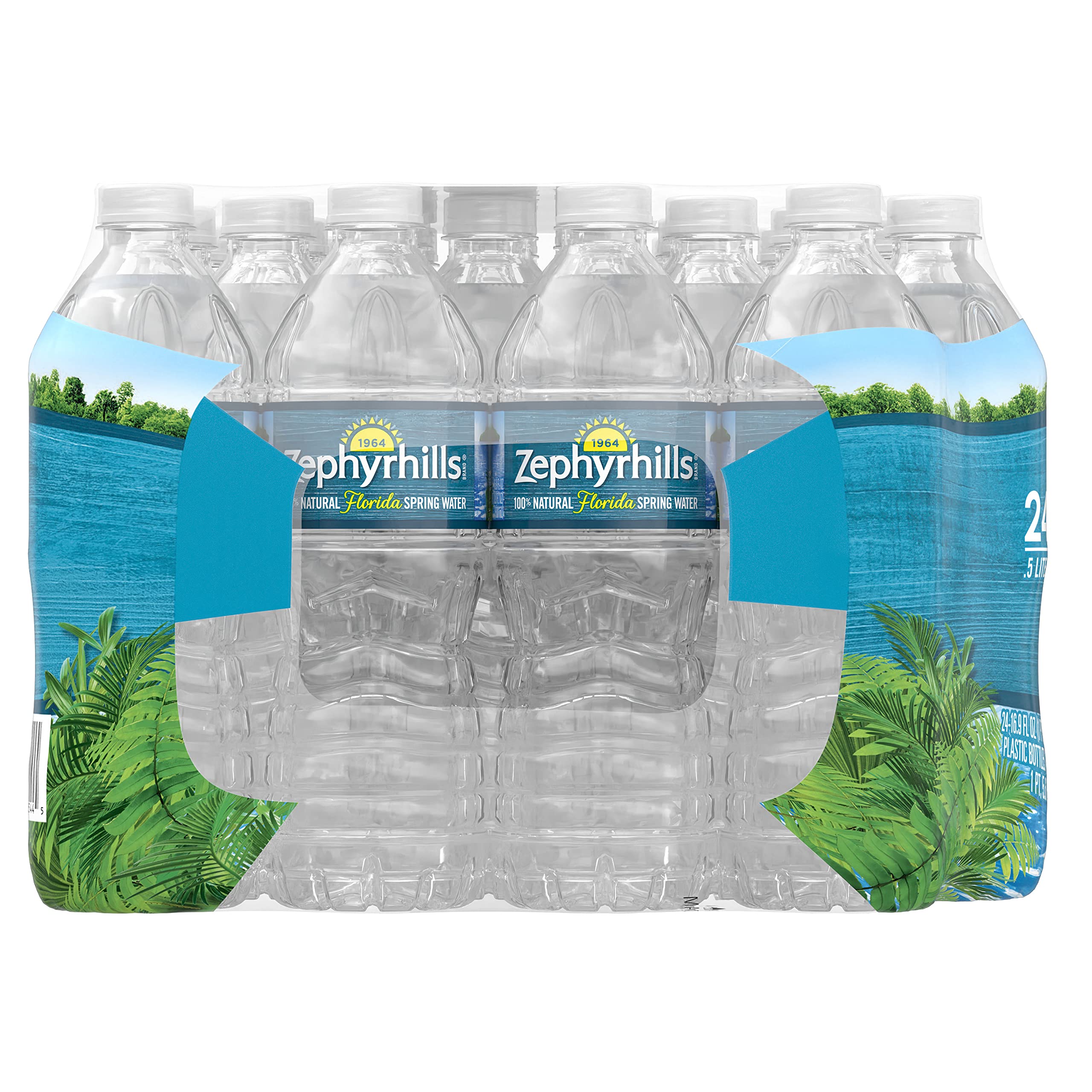 Zephyrhills 100 Natural Spring Water, 16.9oz (24 Pack) Buy Online in United Arab Emirates at