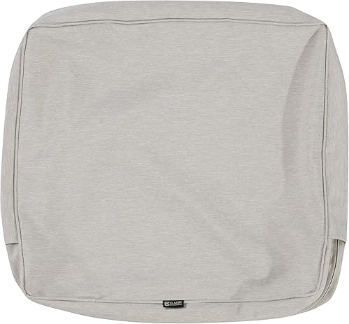 Classic Accessories Montlake - Funda de cojín para patio, Gris Heather