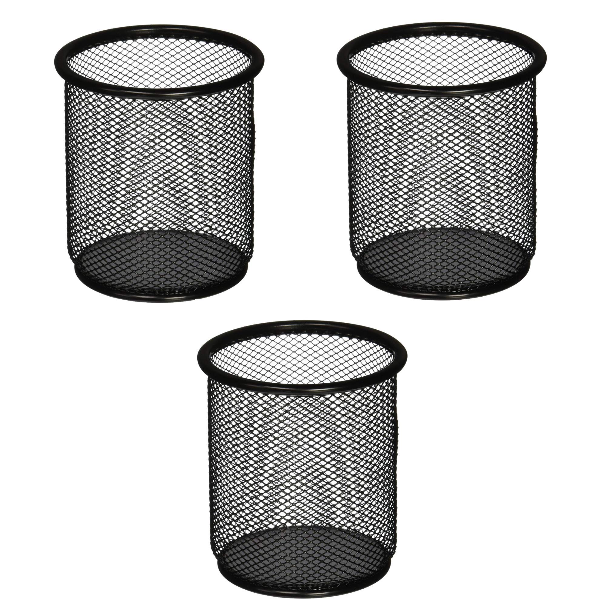 Lorell LLR84149 Stiftebechhalter, Drahtgeflecht, Schwarz