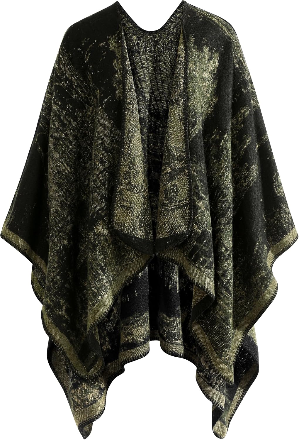 Pashmina Shawl Wraps for Women and Wraps Cardigan Cape Shoulder Top Sweater Shawl Scarf 2026 Dark Green