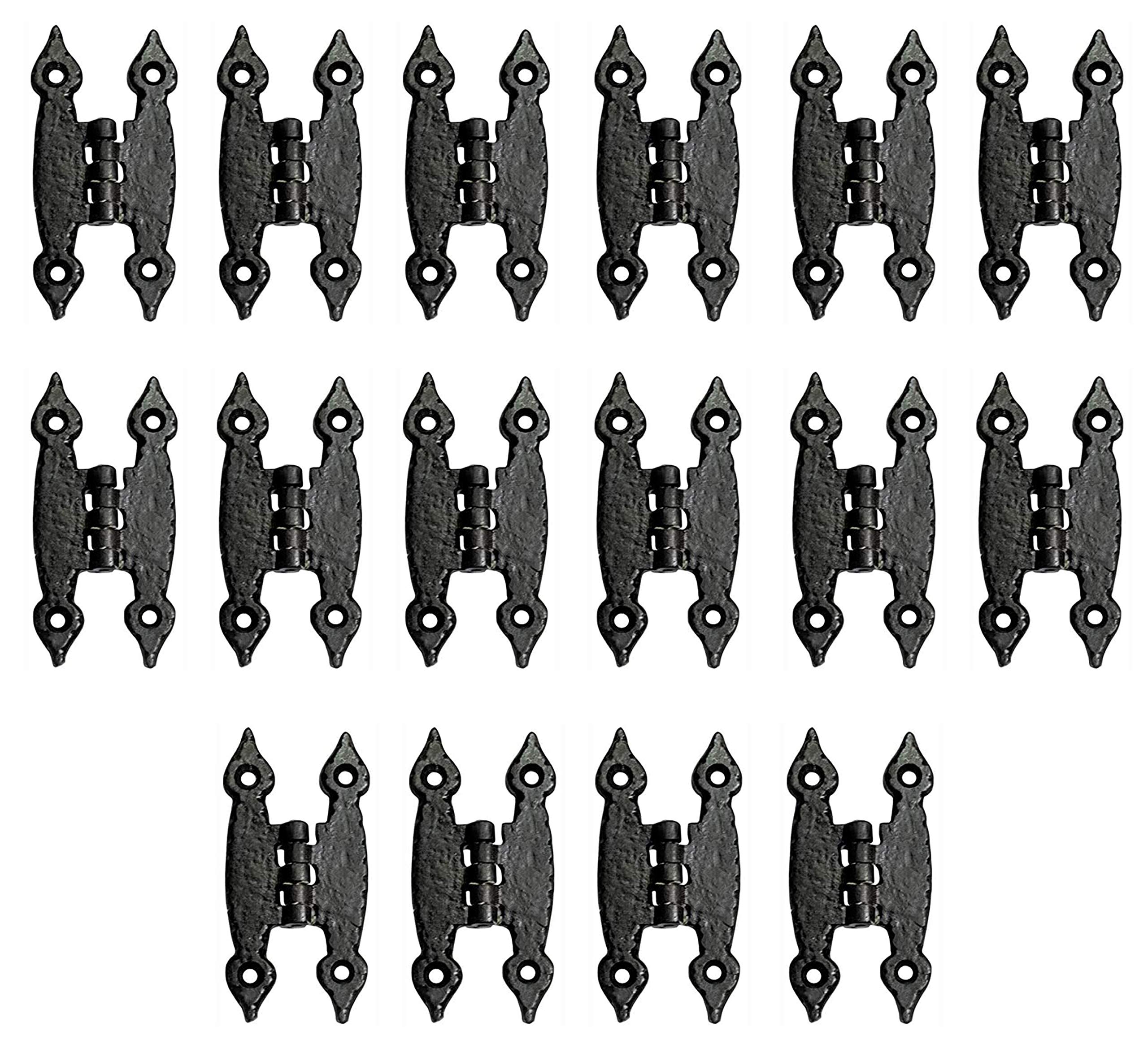 Adonai Hardware Abib Antique Iron H Cabinet Hinges (16 Pack, Beeswax Living) for Vintage Barn Doors, Cupboards, Kitchen Wardrobes, Wooden Jewelry Box, Sheds, Furniture, Treasure Chest and Trunks (B08S3L1D5W) Amazon Price History, Amazon Price Tracker