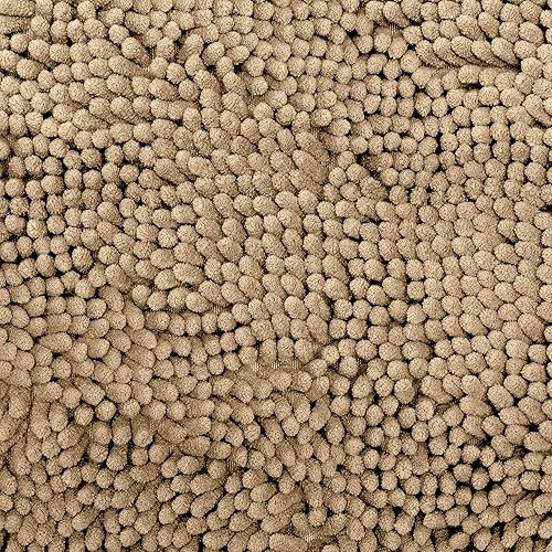 Miniatura 4 de Tapete de cama Furhaven para mascotas como perros y gatos  Alfombra para comida y toalla de baño de gamuza y felpilla absorbente para patas sucias,