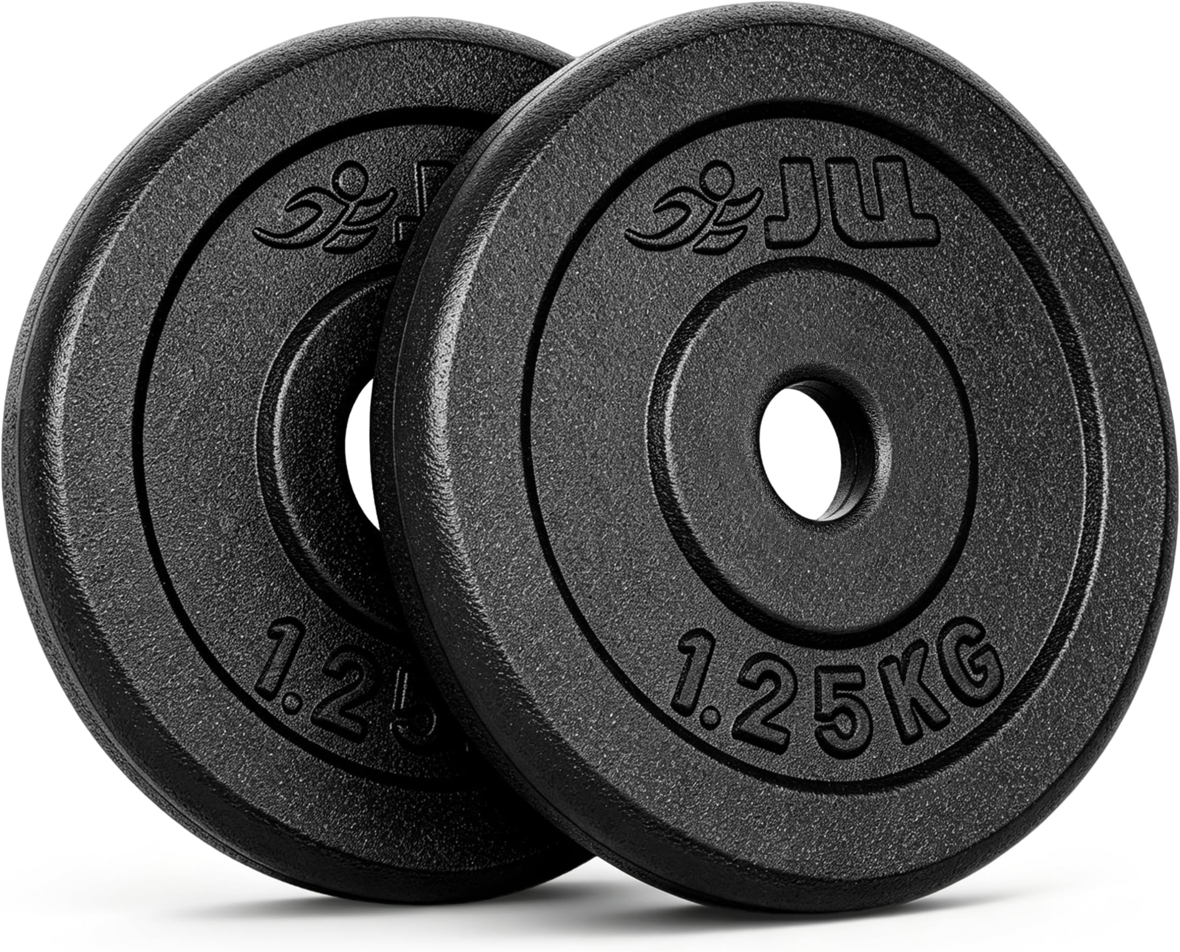 JLL Cast Iron Weight Plates 1 Inch for Home Gym Strength Training