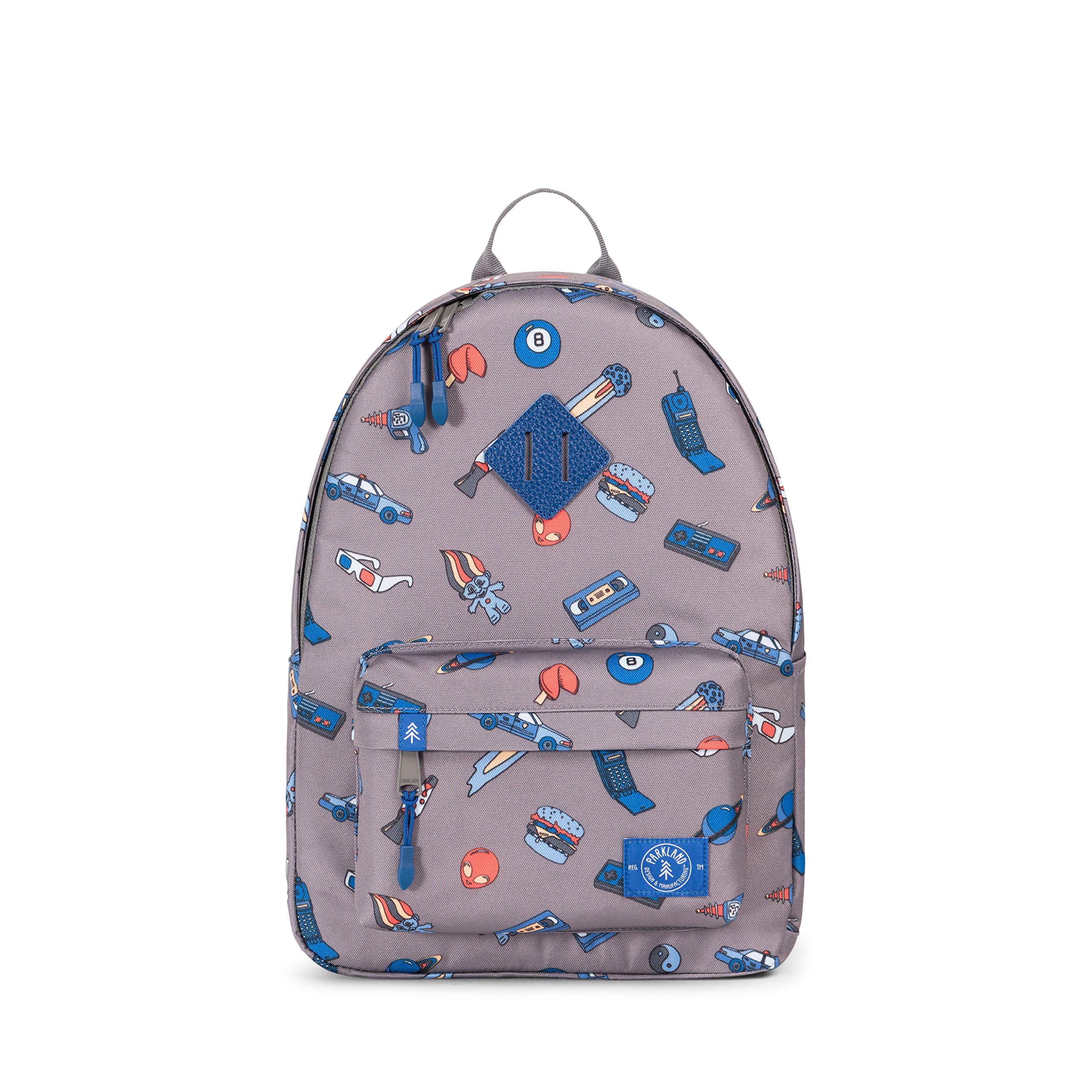 Parkland Bayside Kids Backpack, Patches Retro