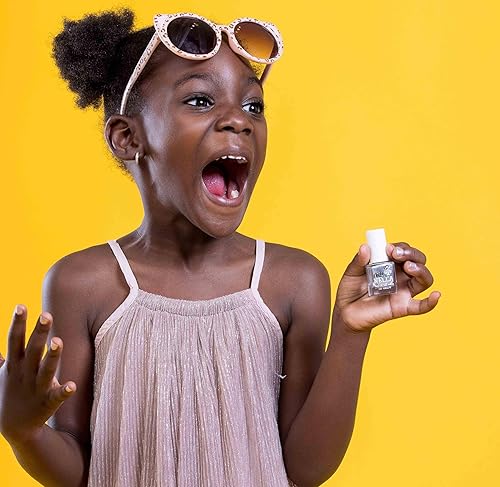 Miniatura 4 de Miss Nella Shooting Star - Esmalte de uñas seguro especial plateado brillante para niños, fórmula no tóxica y sin olor para niños y niños pequeños,