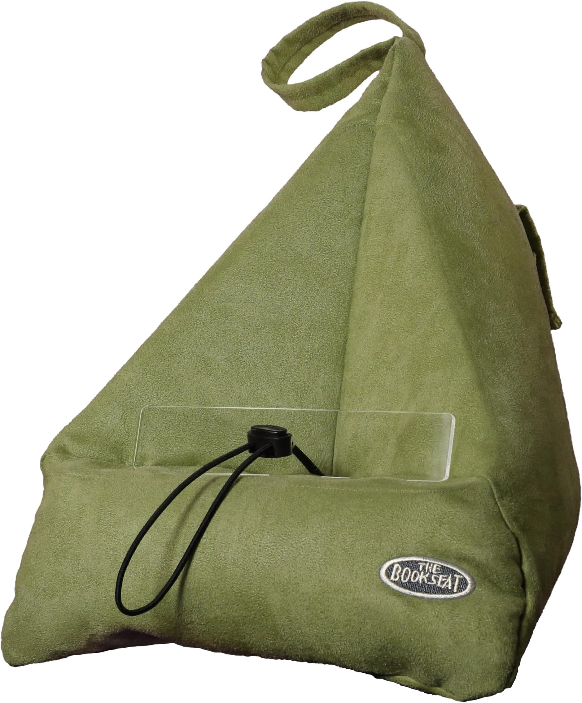 Book Seat Bookend / Tablet PC Holder / Travel Cushion with Pouch - Sage Green