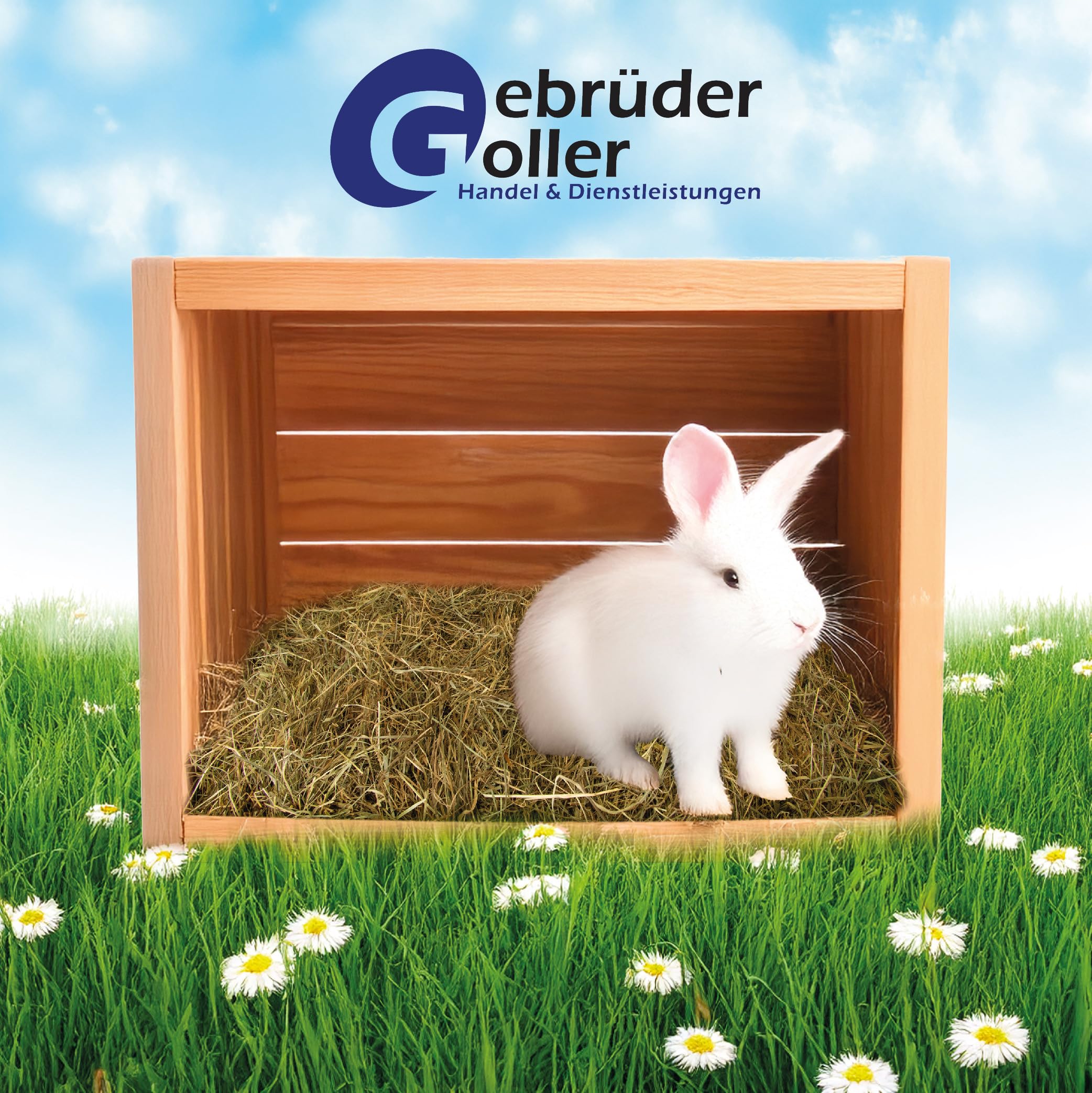 10 kg Heuballen - Kaninchen Heu für Meerschweinchen, Hamster und Hasen - Wiesenheu als Kleintierheu, auch geeignet als Deko Heu für Heu Deko - Heu Ballen direkt aus Bayern
