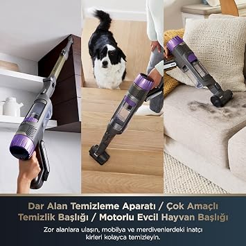 Shark PowerDetect Clean&Empty Rechargeable Vertical Vacuum Cleaner with Pet Head with Auto-Empty System IP3251EUT