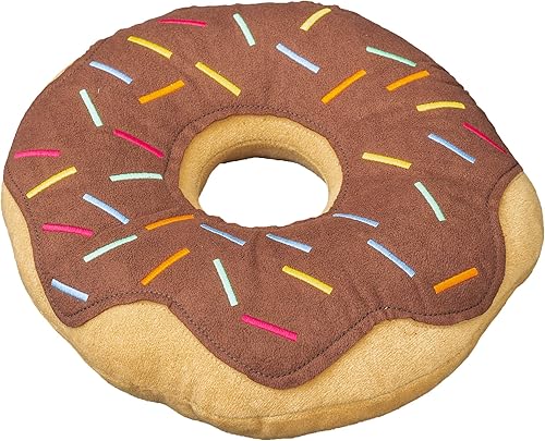 Miniatura 5 de MABEL HOME Almohada decorativa de 14 pulgadas, dona, impresión digital 3D, cómoda, suave, divertida, con forma de comida, cojín de asiento para