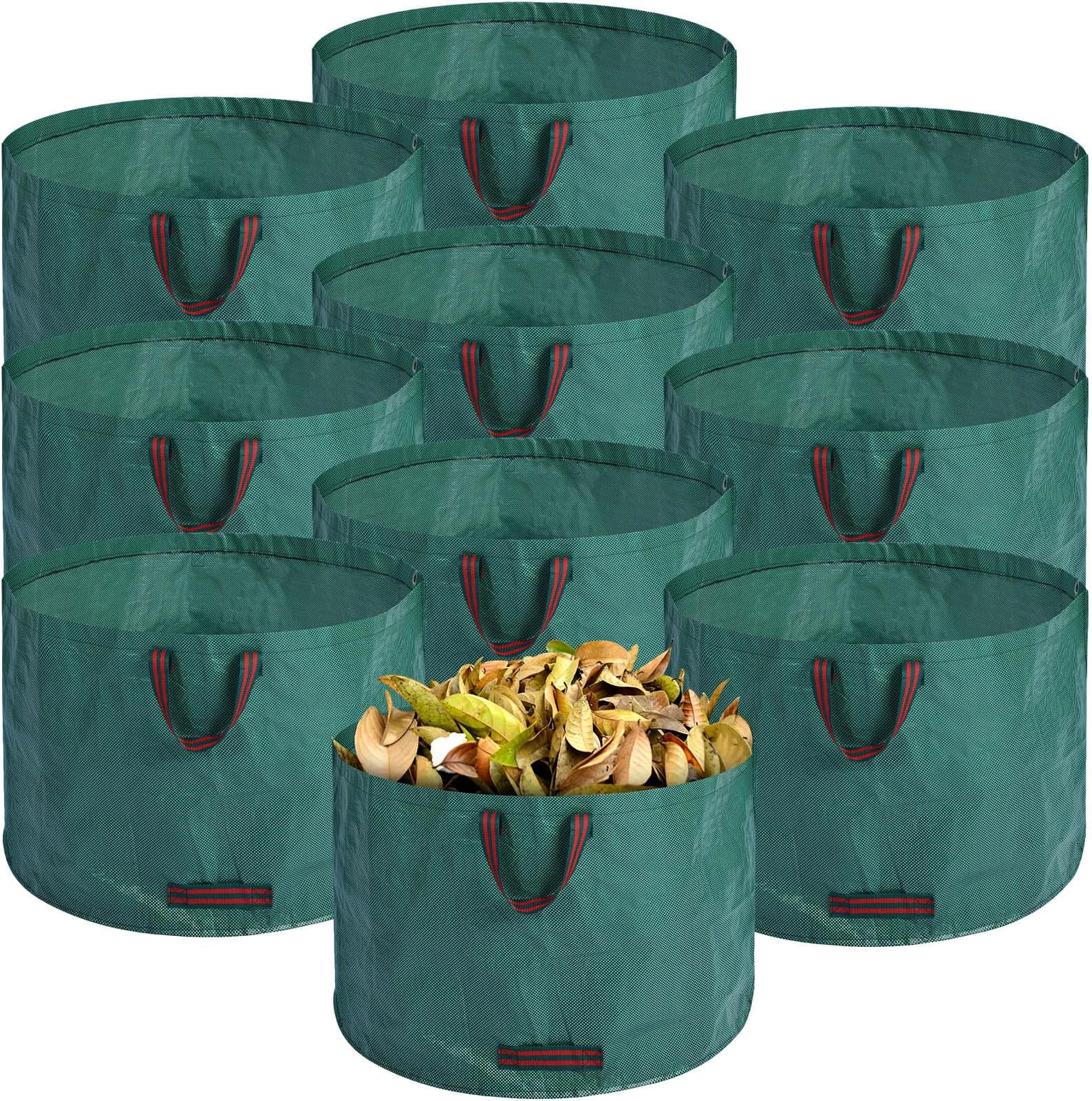 10 Pieces 72 Gallons Reusable Garden Waste Bags Garden Bags