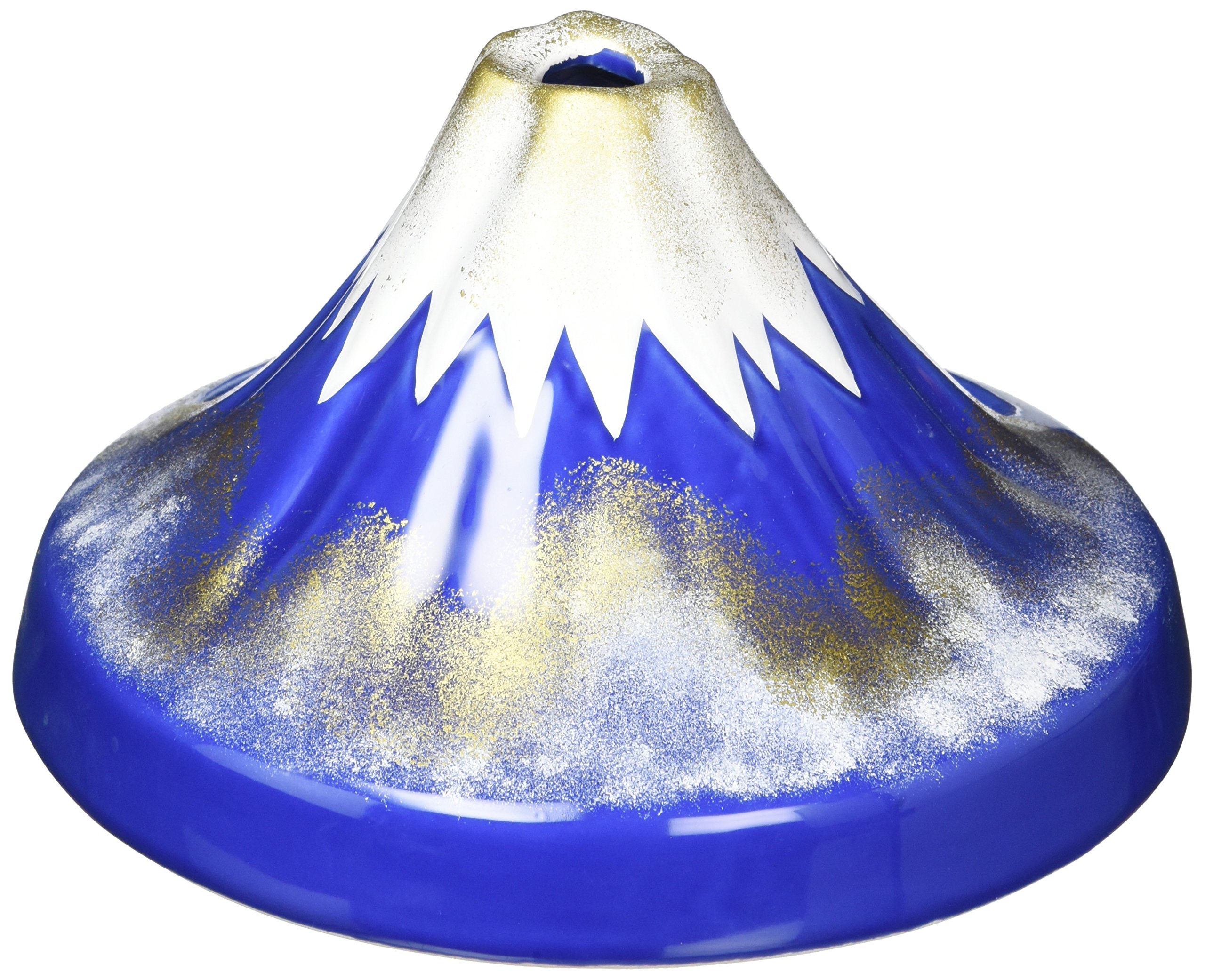 深い青色ガラスの魚型の灰皿 兼 花瓶 ※蚊取り線香置き 小物入れetcにも Amazon.co.jp: 蚊取り器 青富士山蚊遣器 [高さ10.3 x 17cm] 納涼