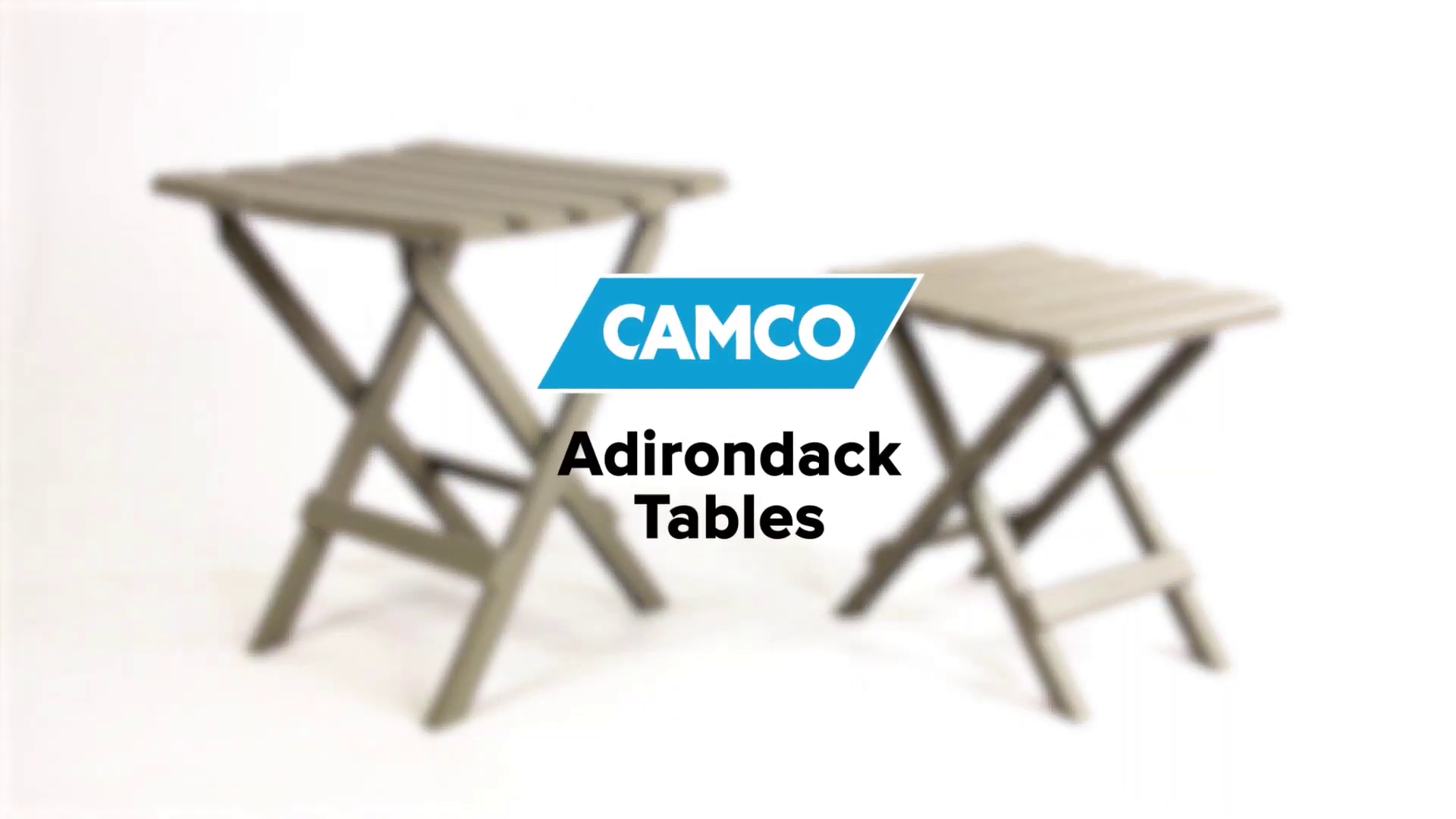 Camco Adirondack Mesa Lateral Plegable de Plástico, Color Sage, Pack de 2, Modelo 51880 miniatura 7