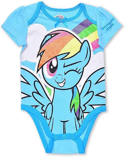 Miniatura 3 de My Little Pony Body de 5 piezas para niña - RosaAzulAmarillo