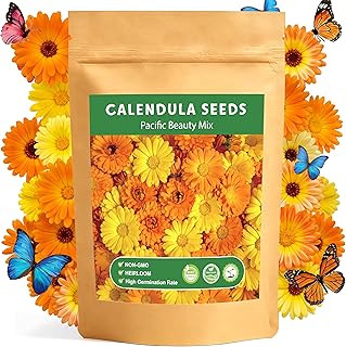 LUOJIBIE Calendula Seeds, Calendula Seeds for Planting Outd…