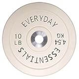 BalanceFrom Color Coded Olympic Bumper Plate Weight Plate with Steel Hub