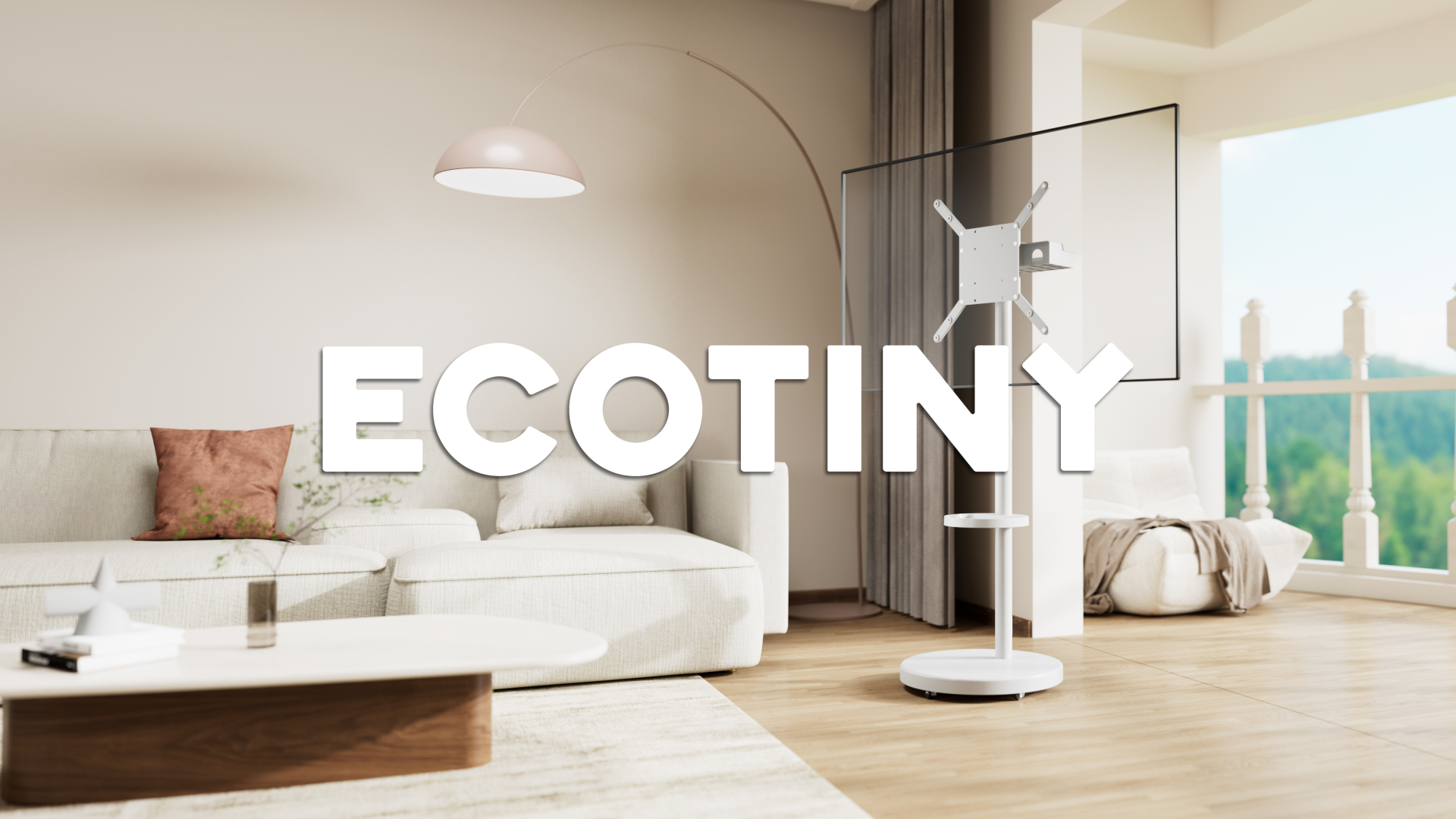 Amazon.co.jp: ECOTINY テレビスタンド 32~65インチ対応 縦横回転 壁
