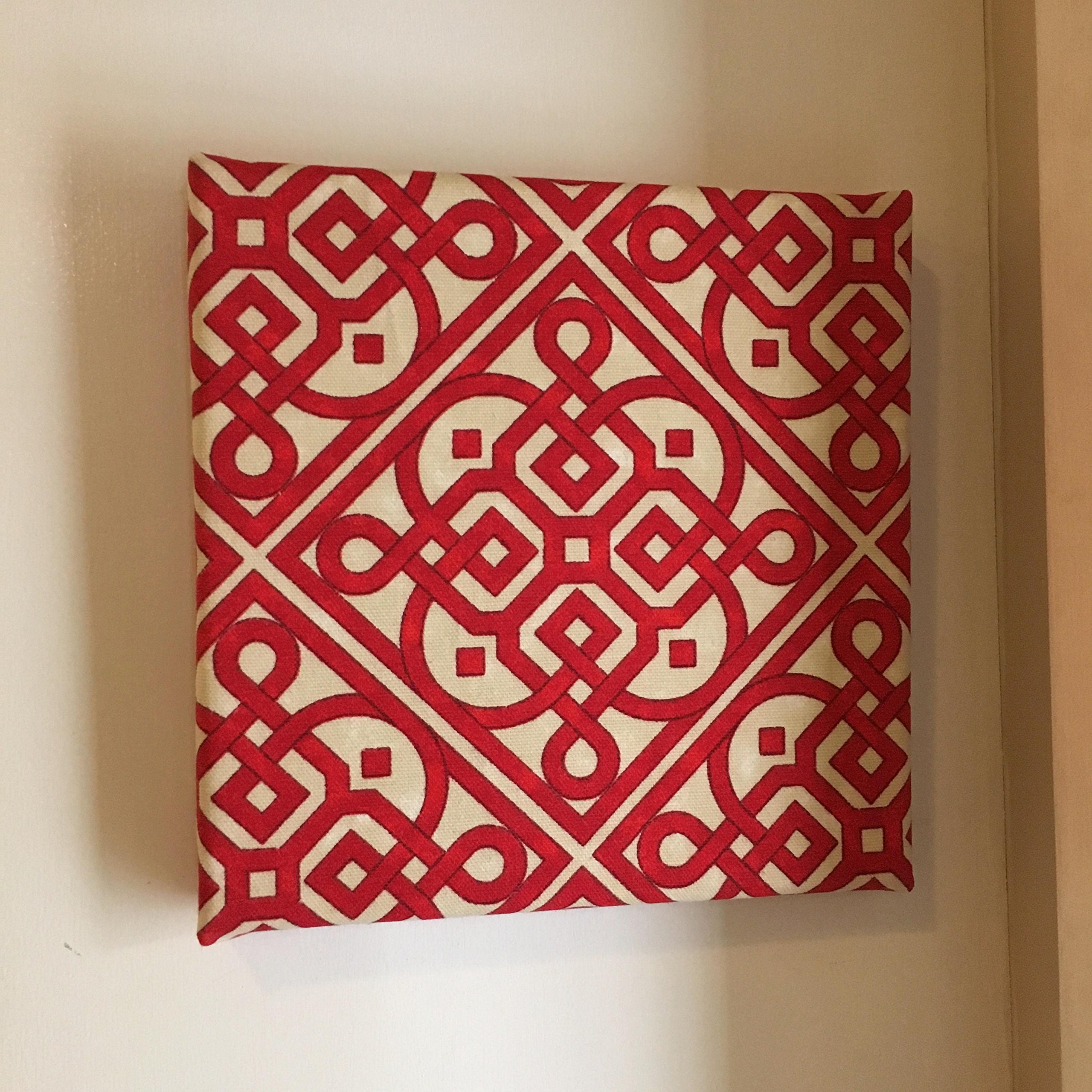 Fabric Wall Art & Memo Pin Board