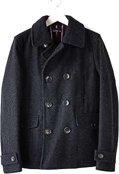 Amazon | (フレッドペリー)Fred Perry ピーコート F2364 01MIX NAVY