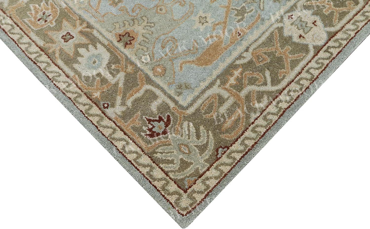 Blackamoor Channing New Handmade Woolen Tufted Rug Masterpiece Design Fine Wool Pile,Durability Ideal for Living Rooms | All Charges are Included in The Final Price (2'.6" x6' Runner (80cm x 180cm))