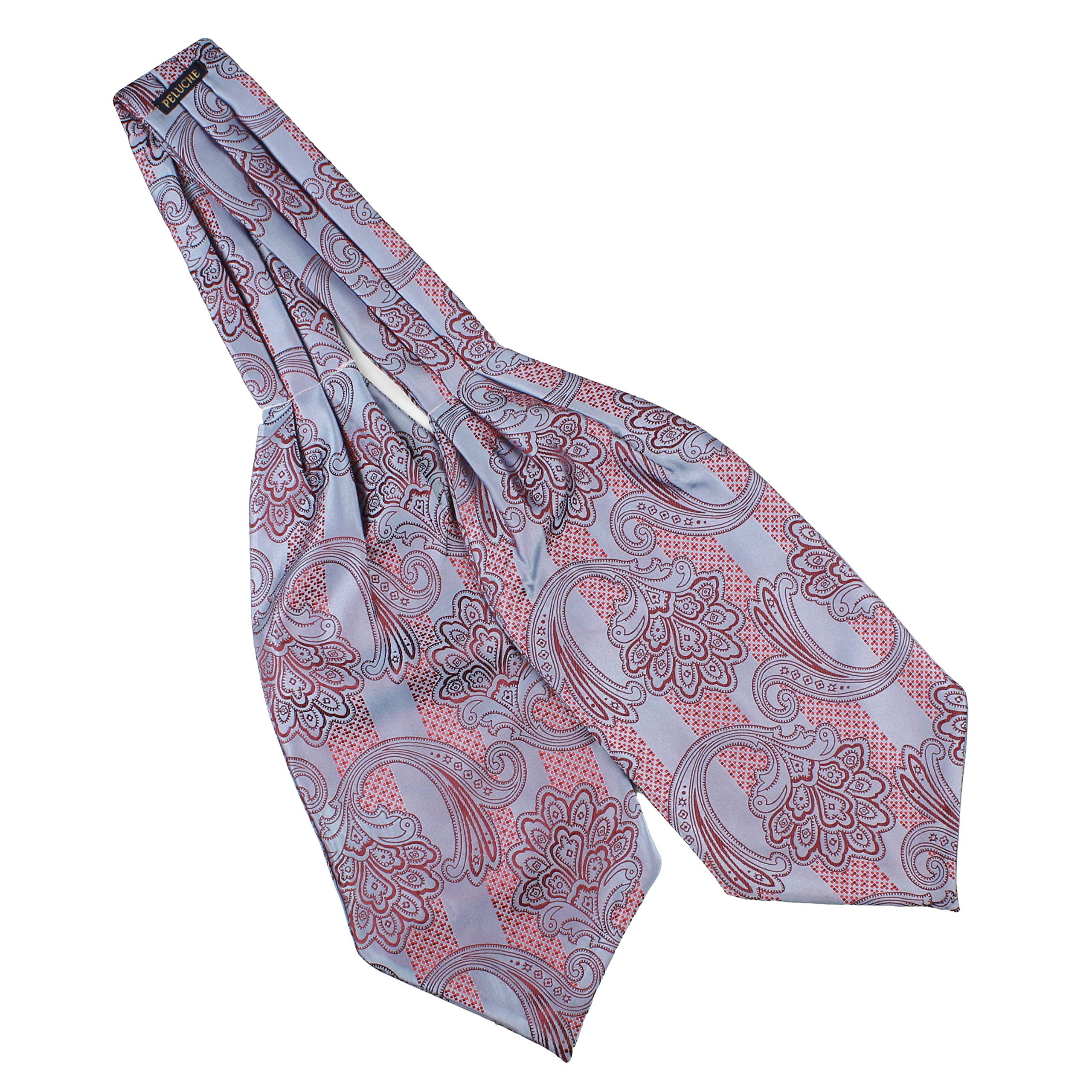 Enchanting Floral Blue Cravat-image-30
