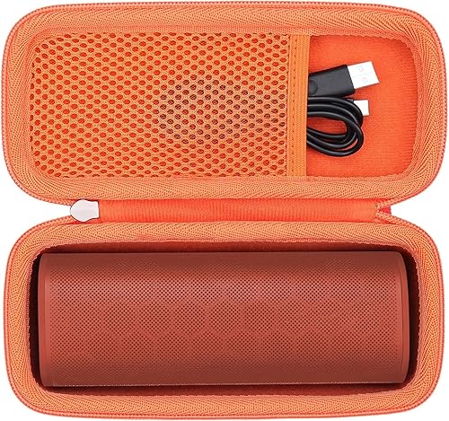 Khanka Funda de viaje rígida de repuesto para Sonos Roam 2  Sonos Roam Altavoz Bluetooth inteligente portátil (naranja)