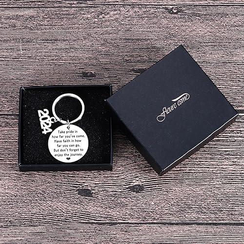 Miniatura 4 de Regalos de graduación para él, su clase de 2024, estudiantes mayores, llavero de maestría de graduación, enfermeras, estudiantes de la universidad,