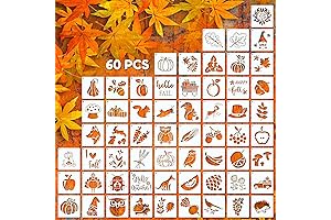 Autumn Ambiance with 60 Fall-Themed Stencils