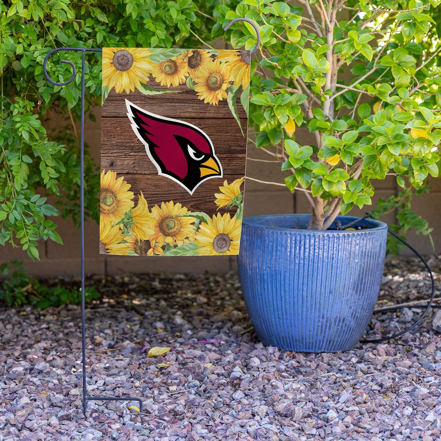 Rico Industries NFL Football Sunflower Spring 13" x 18" Double Sided Garden Flag
