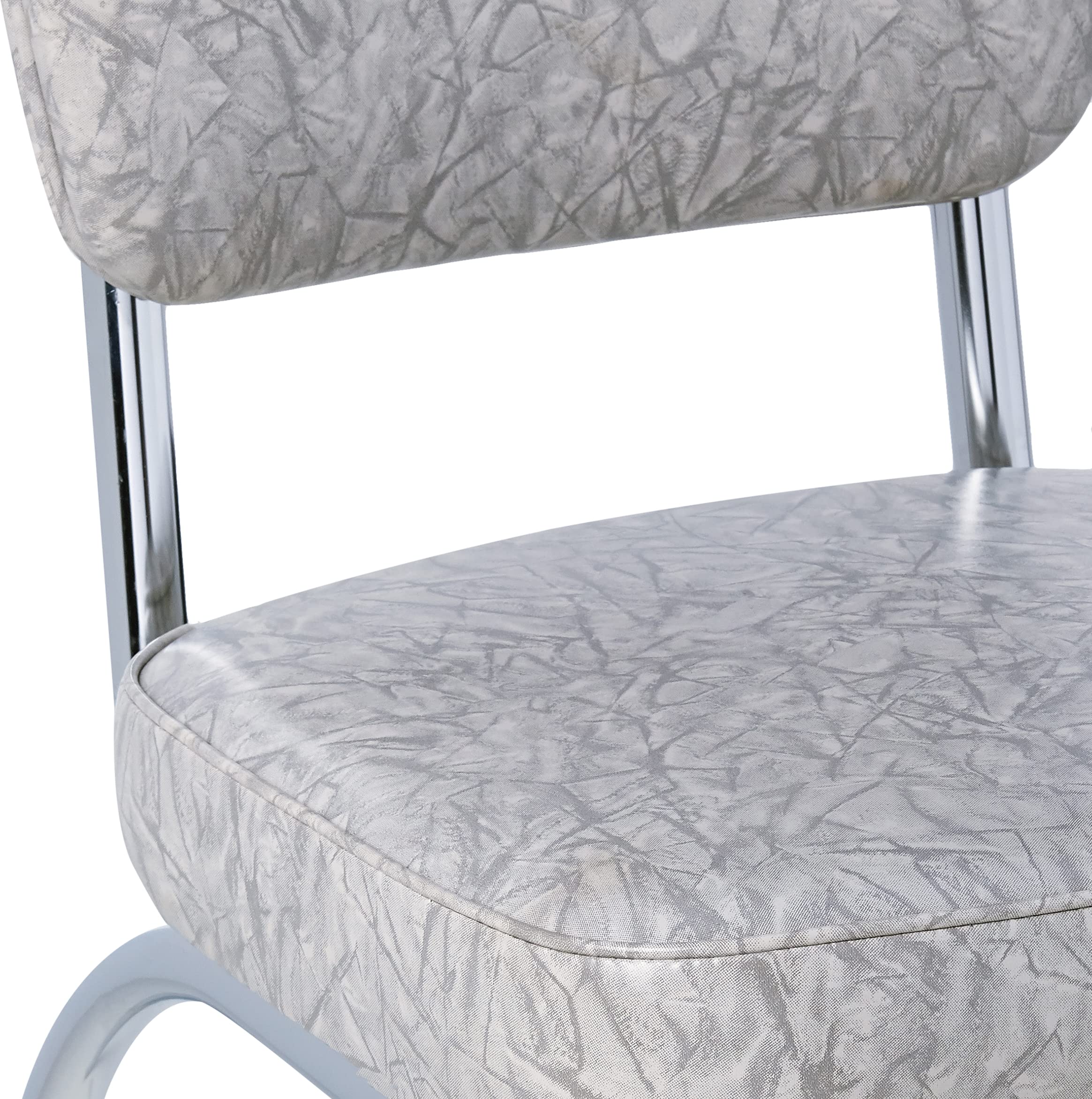 Amazon.com - Richardson Seating Cracked Ice Retro Chrome Kitchen