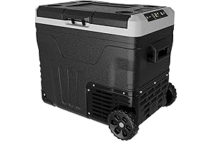 53 Quart 12 Volt Refrigerator Portable Fridge for Camping