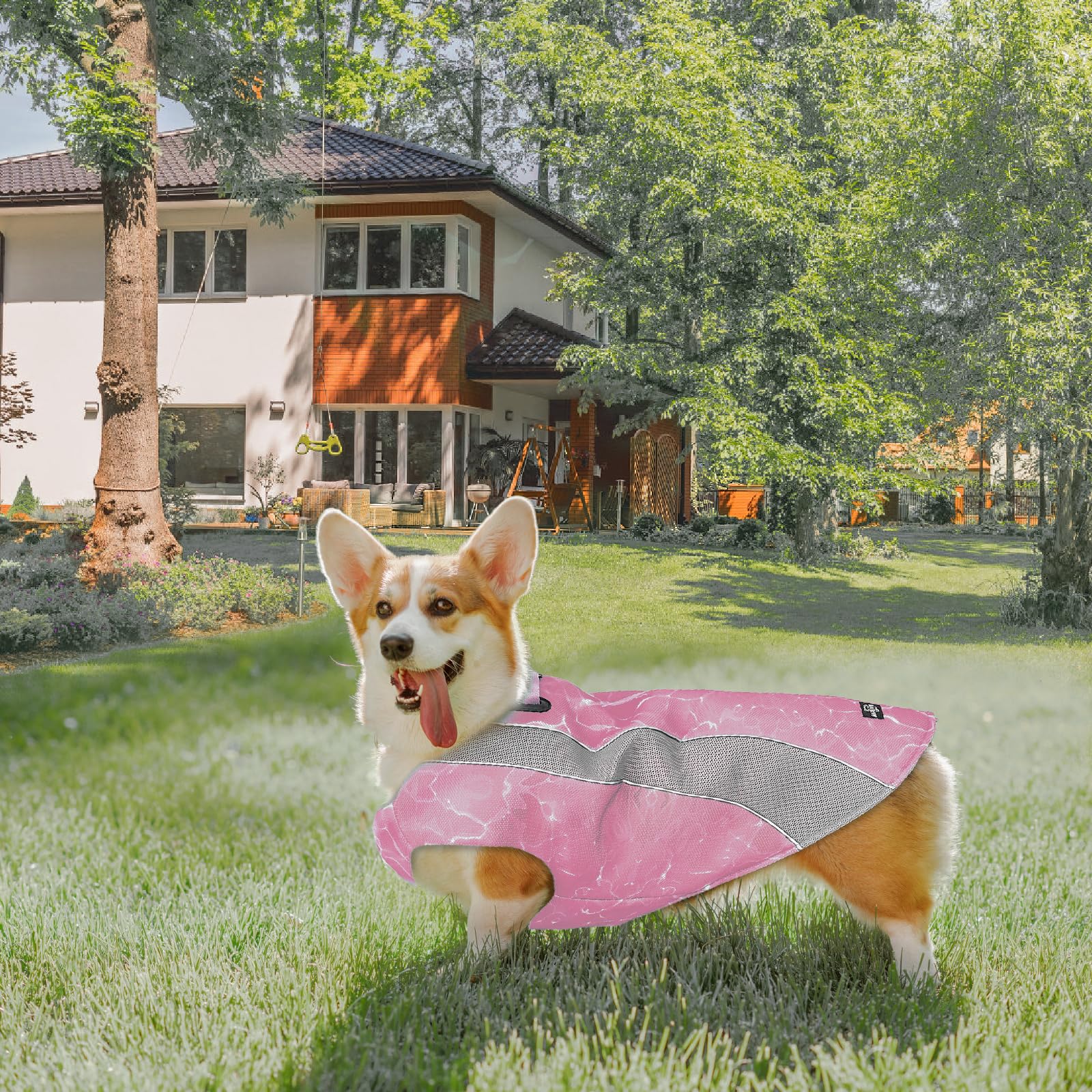 TOPSOSO Dog Cooling Vest Jacket with Double Adjustable Zippers and Buckle - Image 2