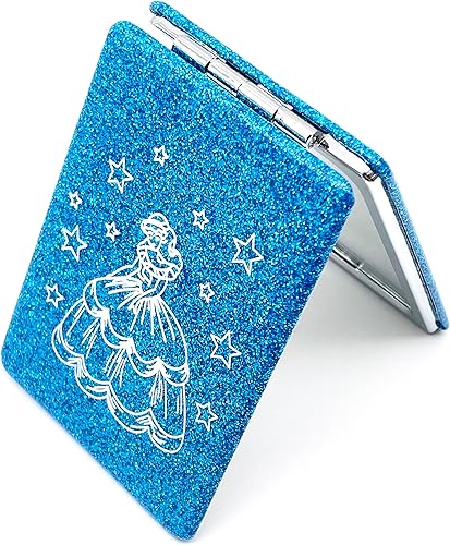 Miniatura 5 de 12 piezas Sweet 15 Quinceañera Espejo compacto cuadrado con purpurina de piel sintética espejo de maquillaje Recuerdos de Mis años fiesta de