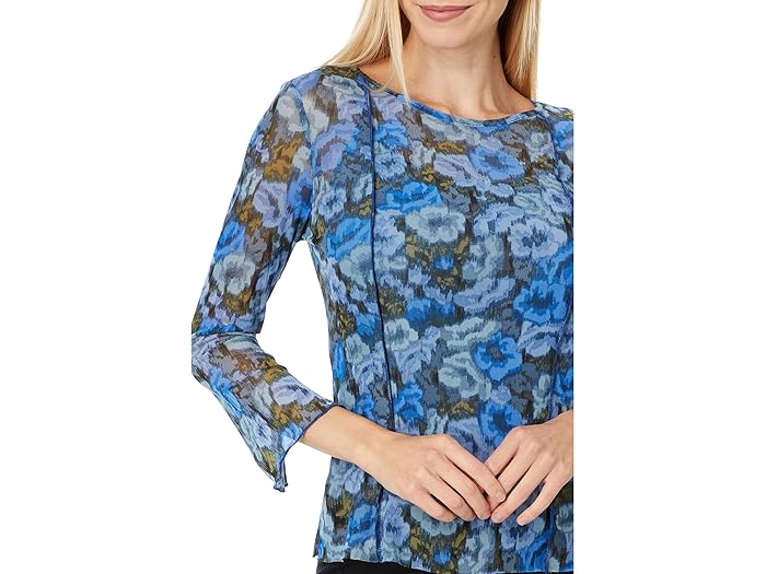 Crew Neck Long Sleeve Blouse - Image 1