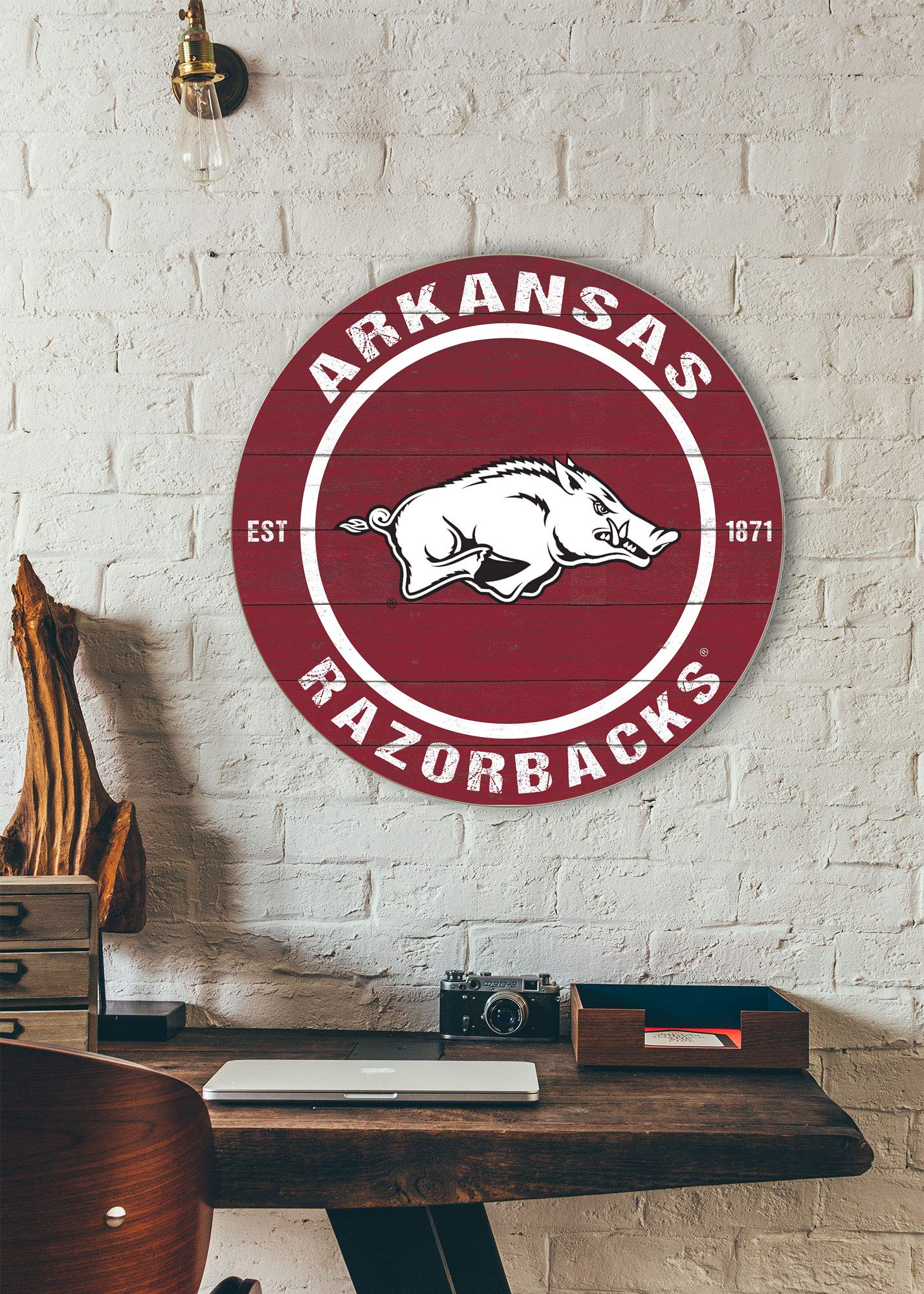 Large Wood Razorback Sign Razorback Themed Bedroom