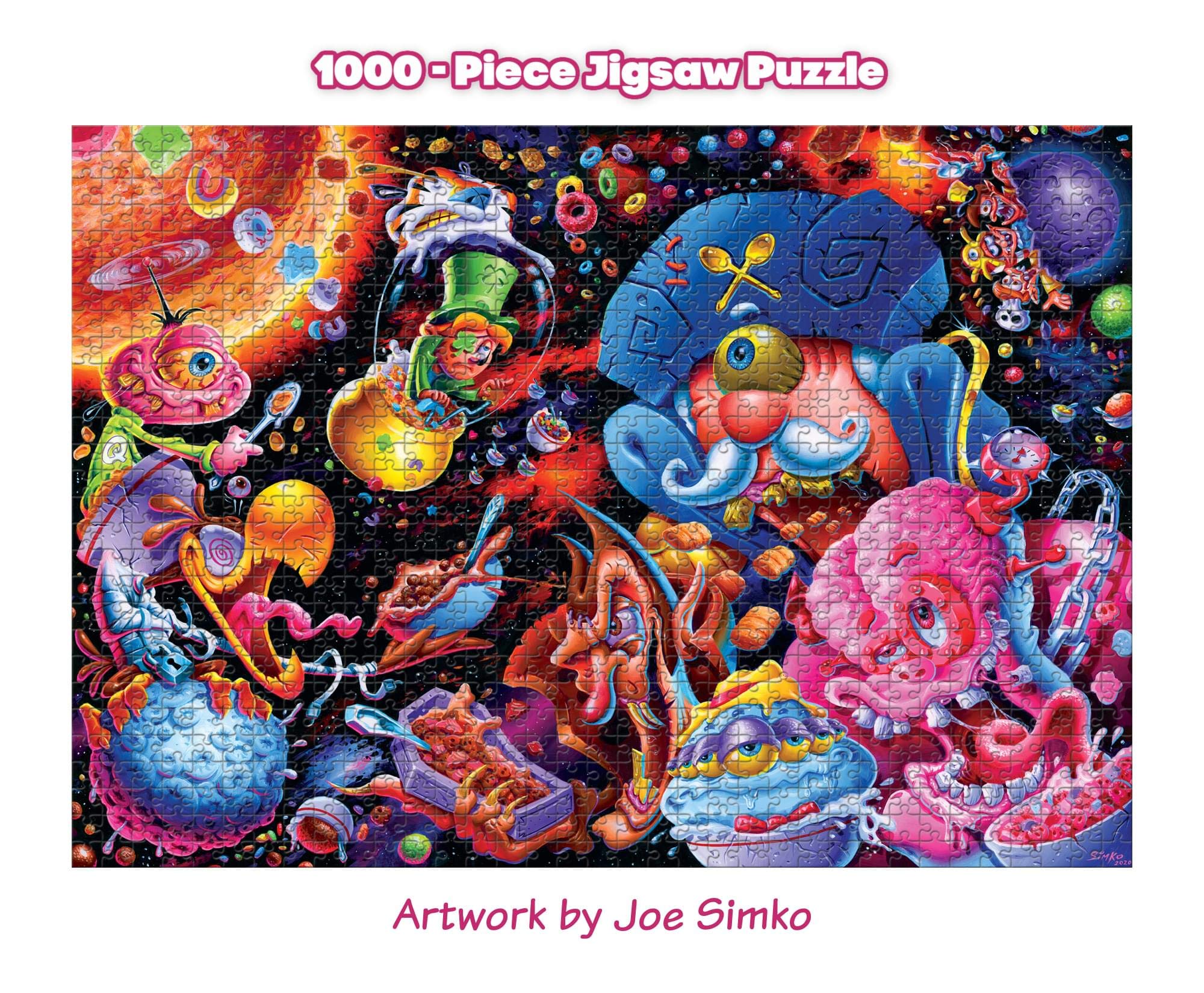 Amazon.com: Cosmic Crunch Breakfast Cereal Monster Puzzle By Joe